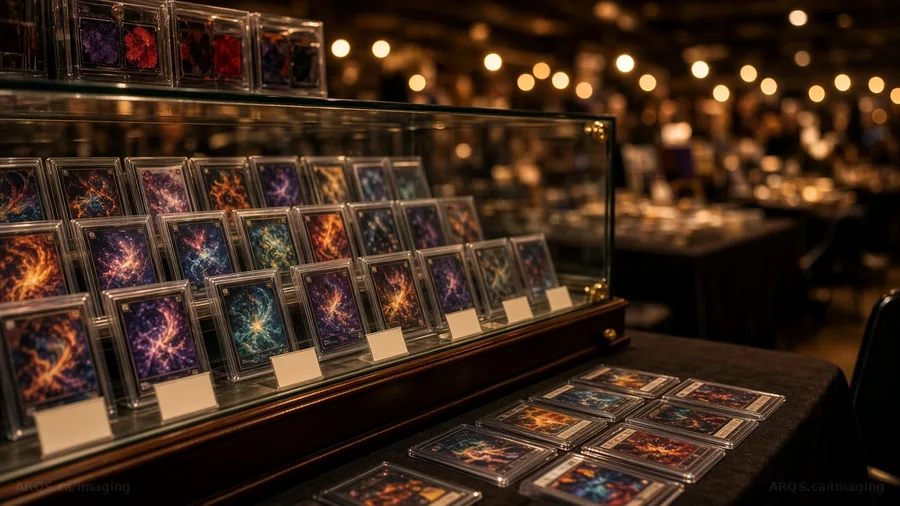 A card show display case