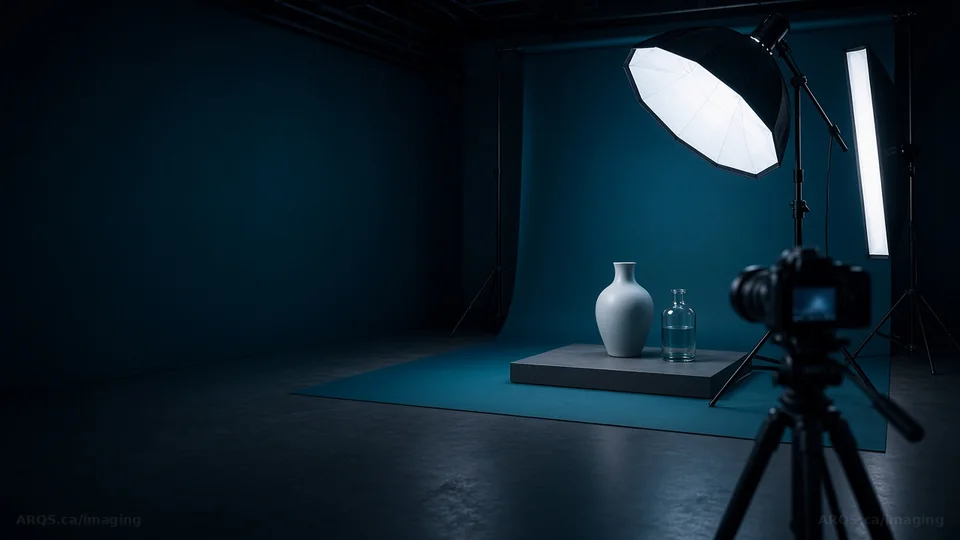 Professional product photography studio