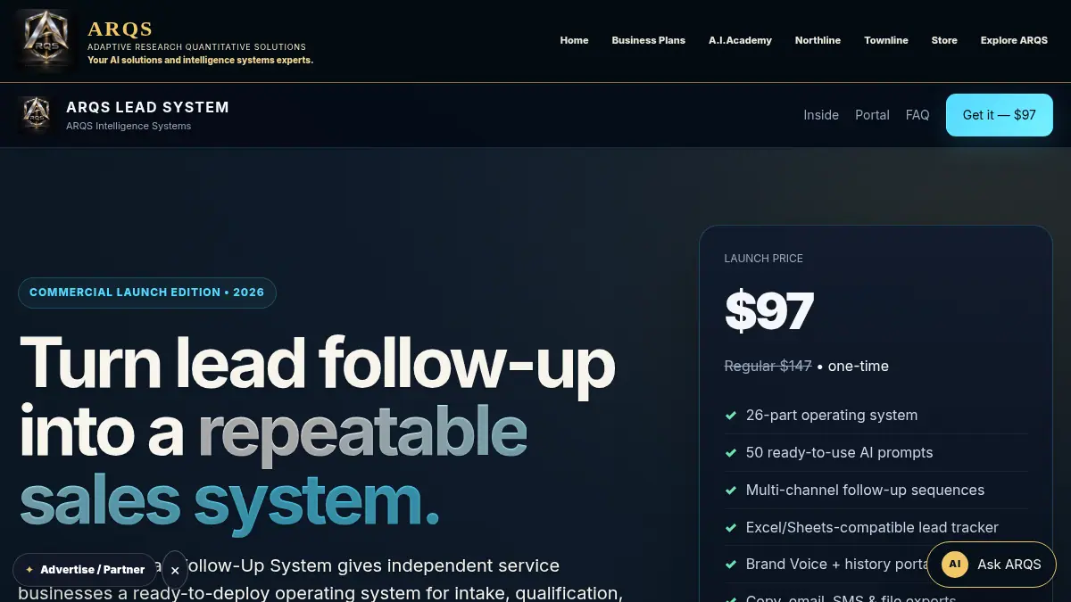 AI Lead Follow-Up System for Small Business on /lead-system/