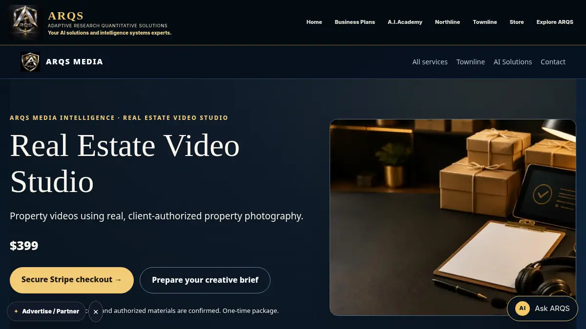 Real Estate Video Studio on /media-intelligence/real-estate-video-studio