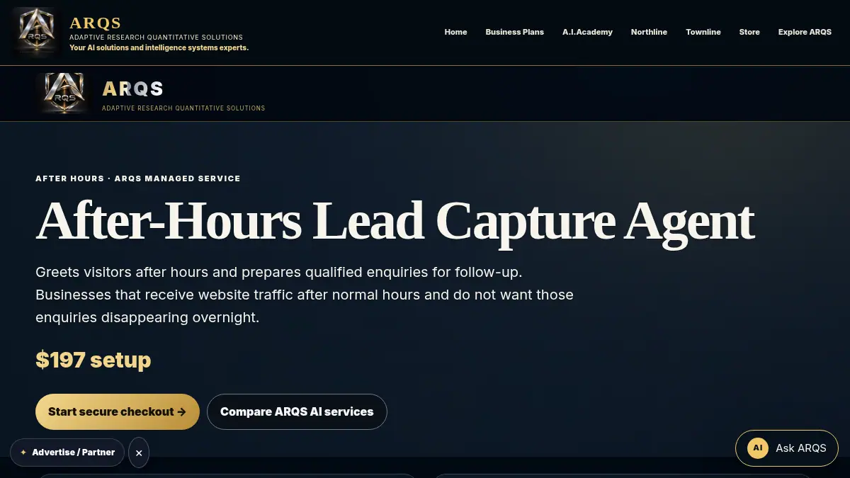 After-Hours Lead Capture Agent on /products/after-hours-lead-capture-agent/