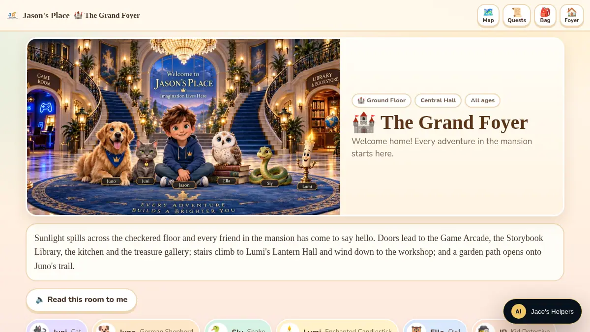 The Mansion on /jasons-place/mansion-engine/