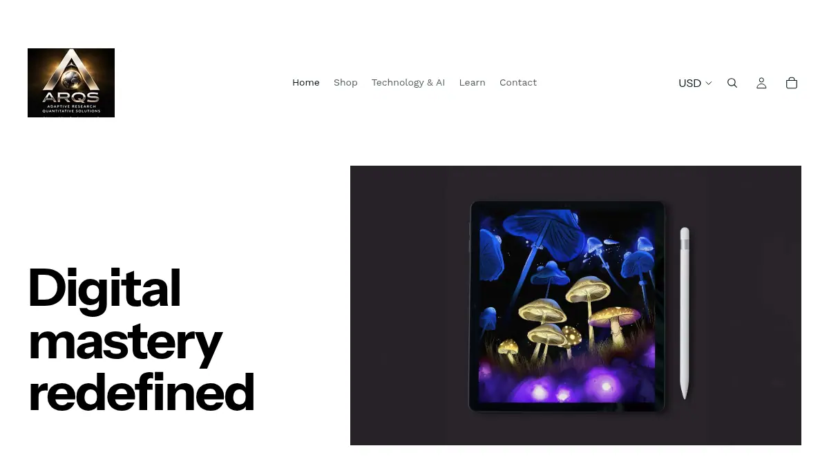 ARQS Store on Shopify on uzrkzm-7p.myshopify.com/