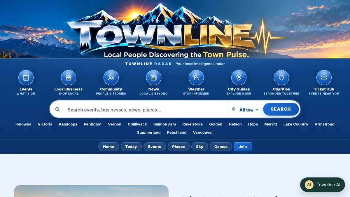 Townline for Business — Founding Business Listing on /townline/businesses