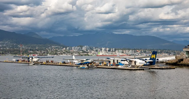British Columbia waterfront and mountains for West Coast News