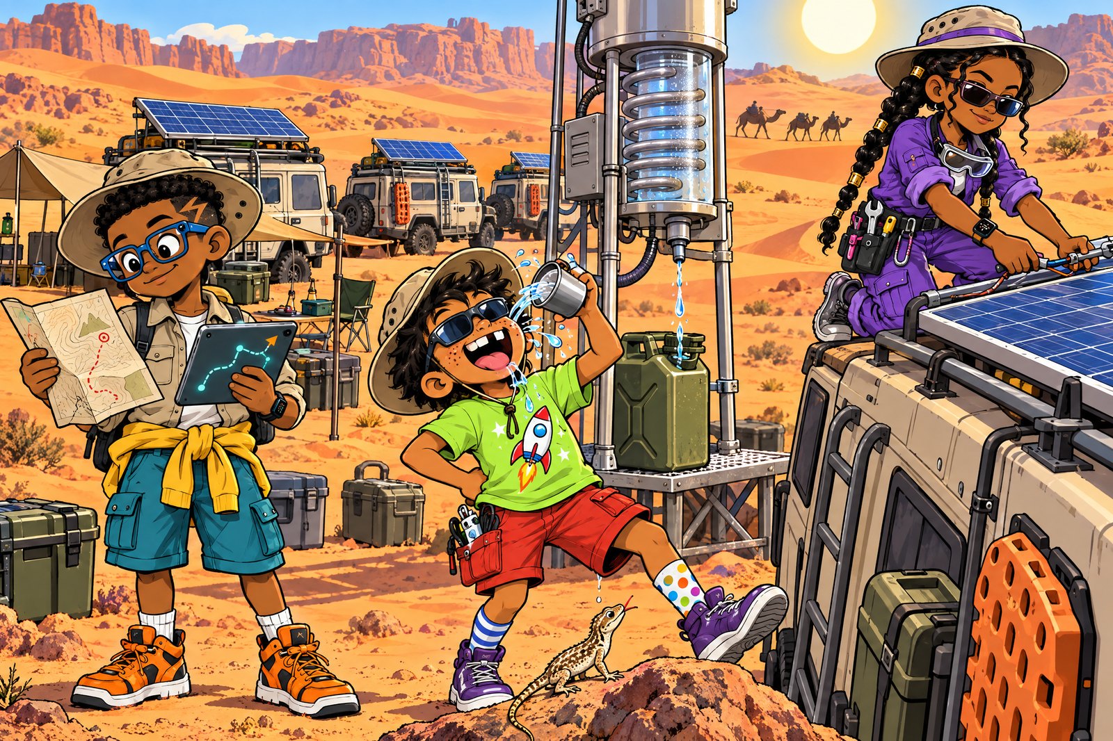 Issue 18: Solar Caravan in the Desert