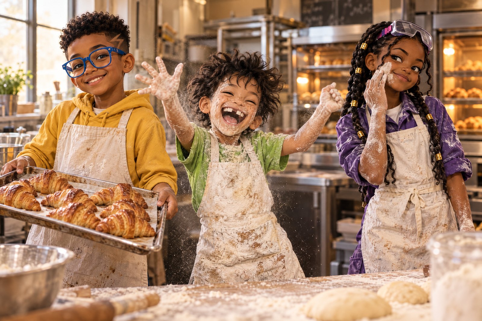 Flour, everywhere