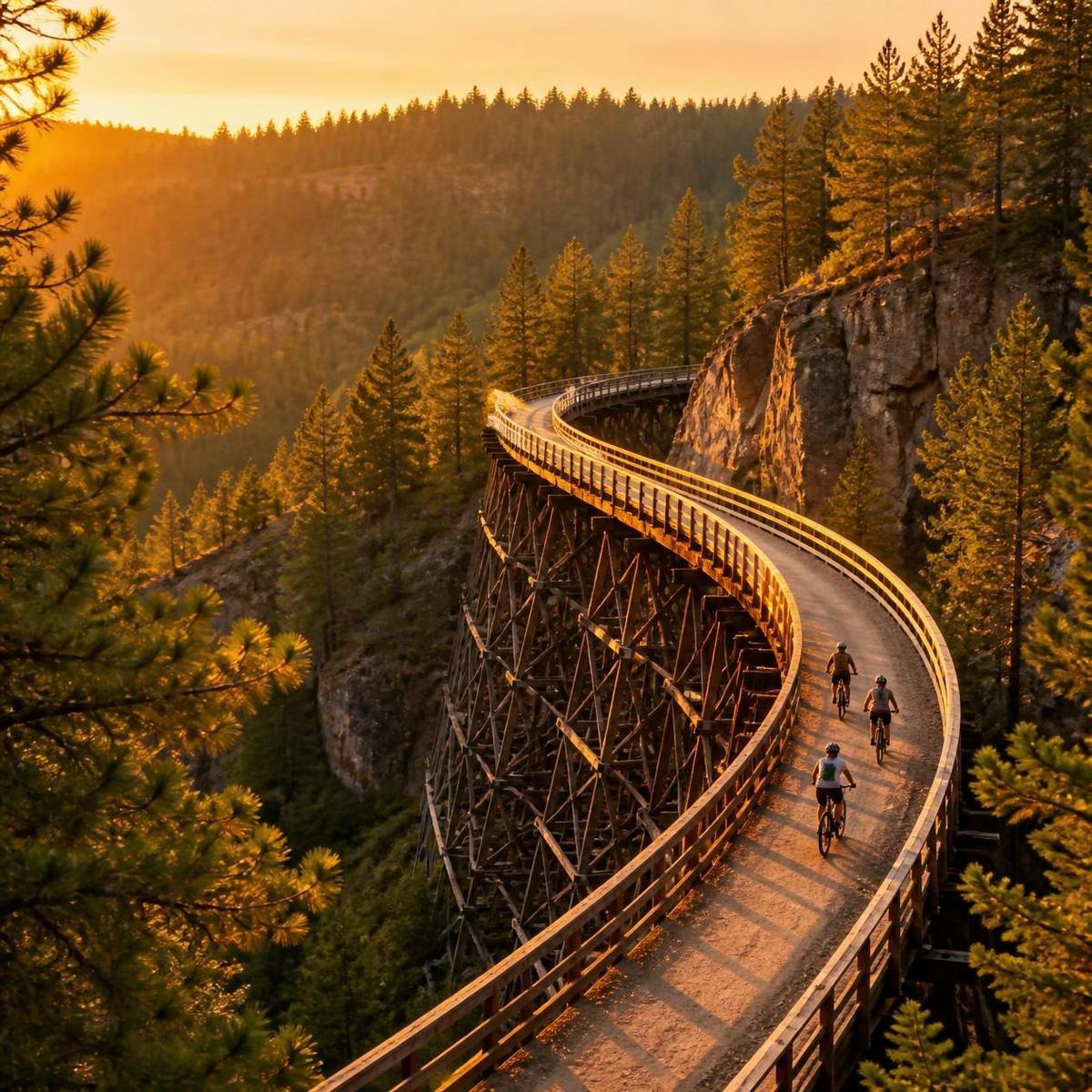Kettle Valley Railway at Myra Canyon, Kelowna
