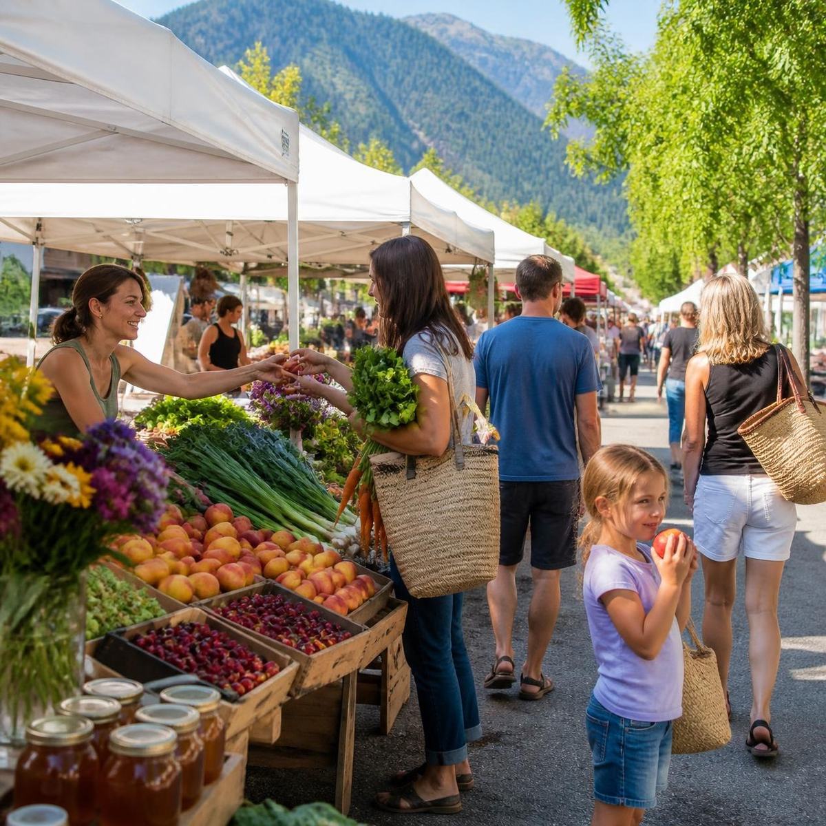 Farmers’ market, Salmon Arm