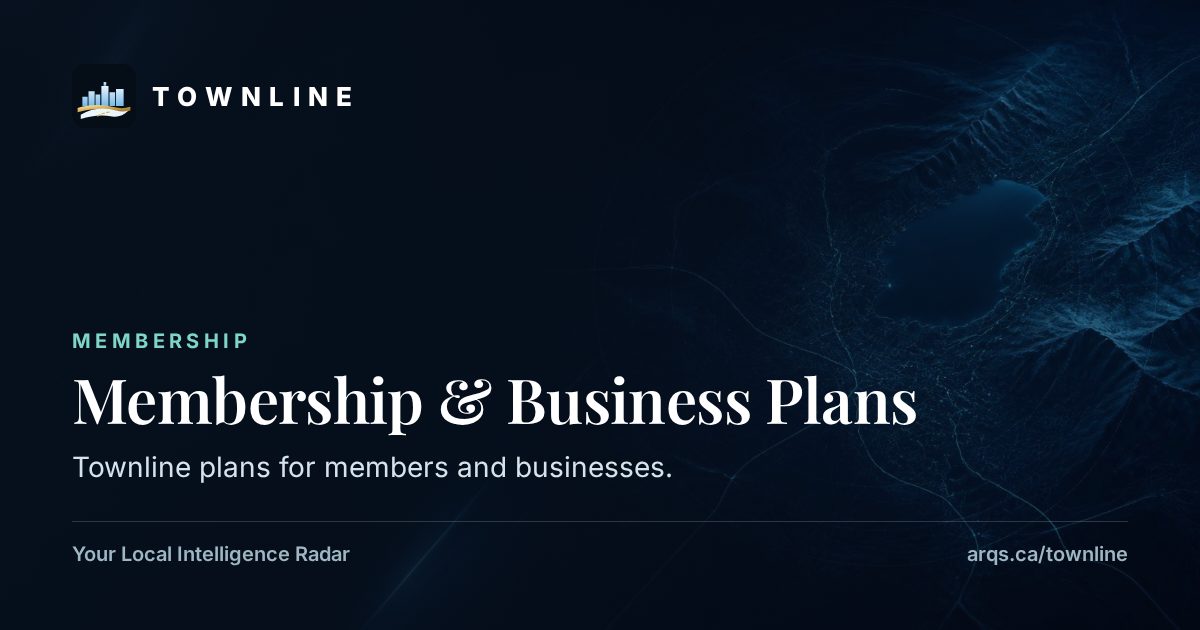 Townline Membership & Business Plans