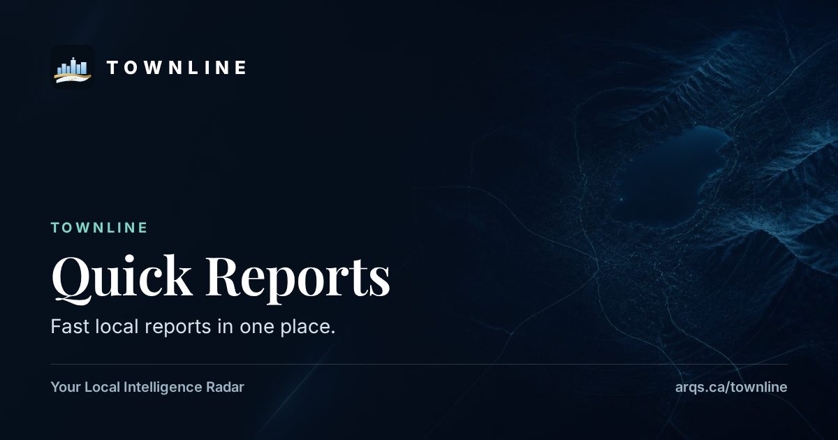 Townline Quick Reports