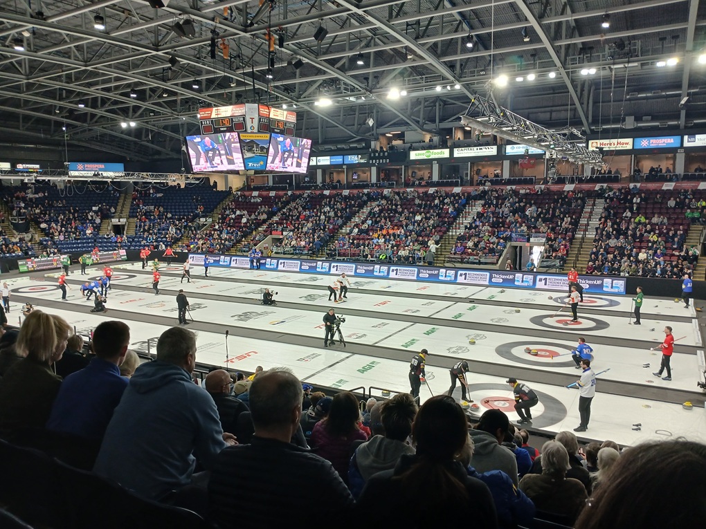 Curling at the 2025 Brier in Kelowna