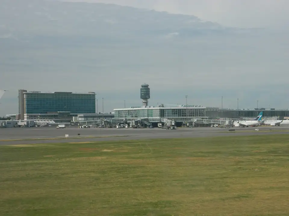 The terminal at Vancouver International Airport