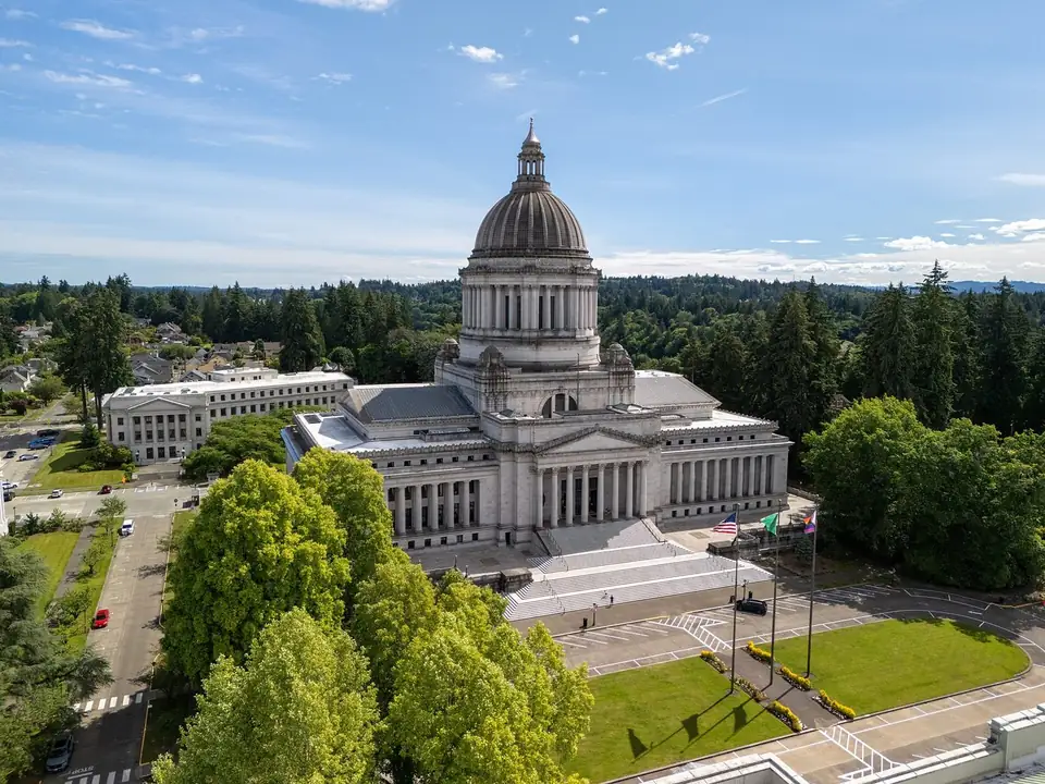 The Washington State Capitol in Olympia