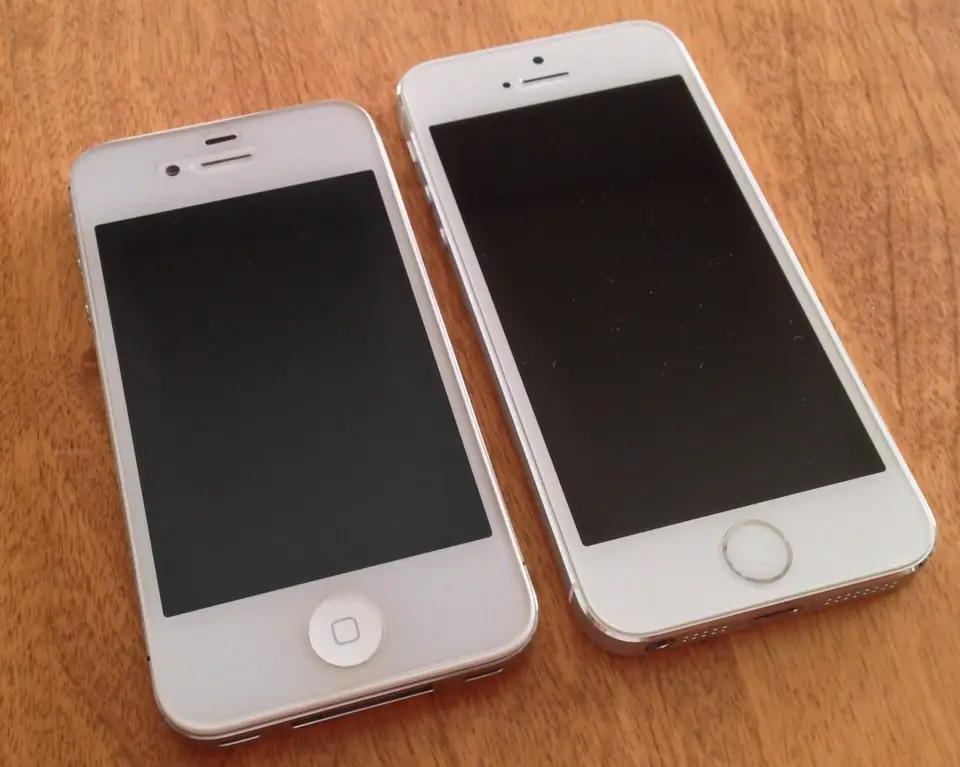 Two smartphones on a table (file photo)