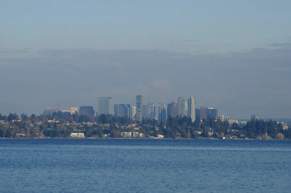 Bellevue skyline seen from Madrona