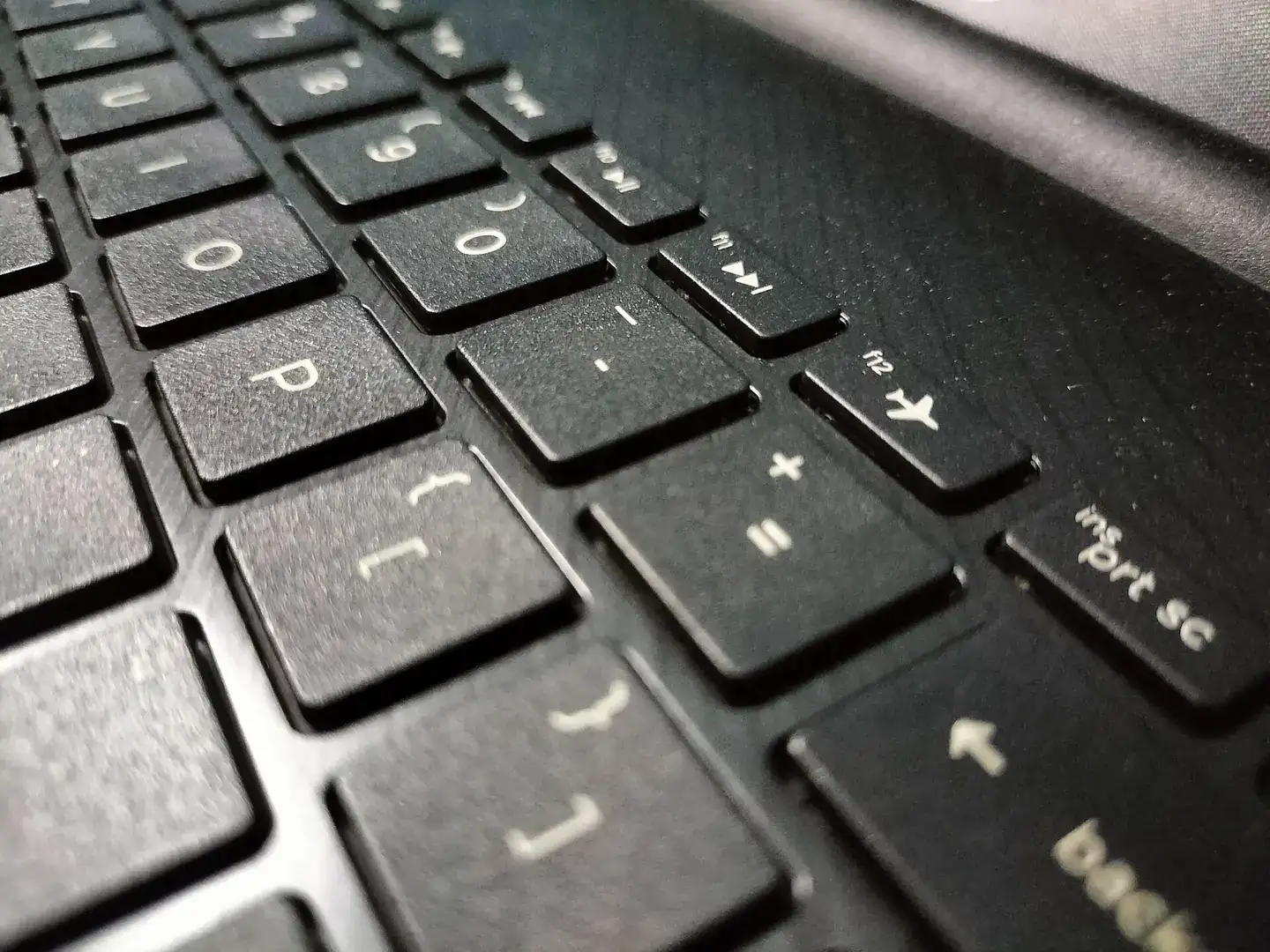 A computer keyboard