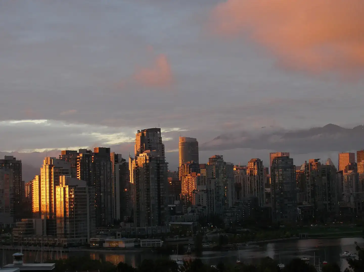Sunset in Vancouver