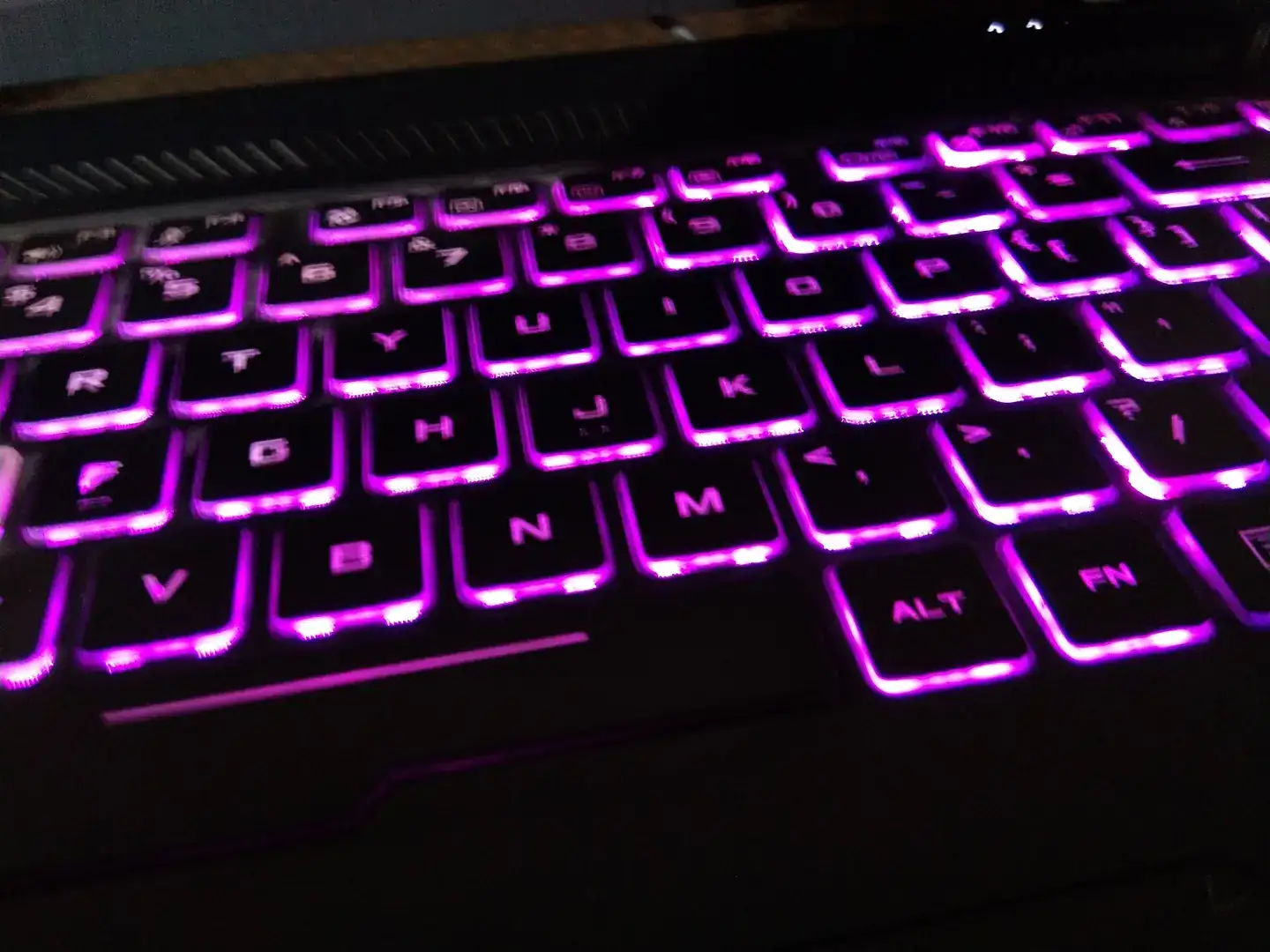 Backlit keyboard