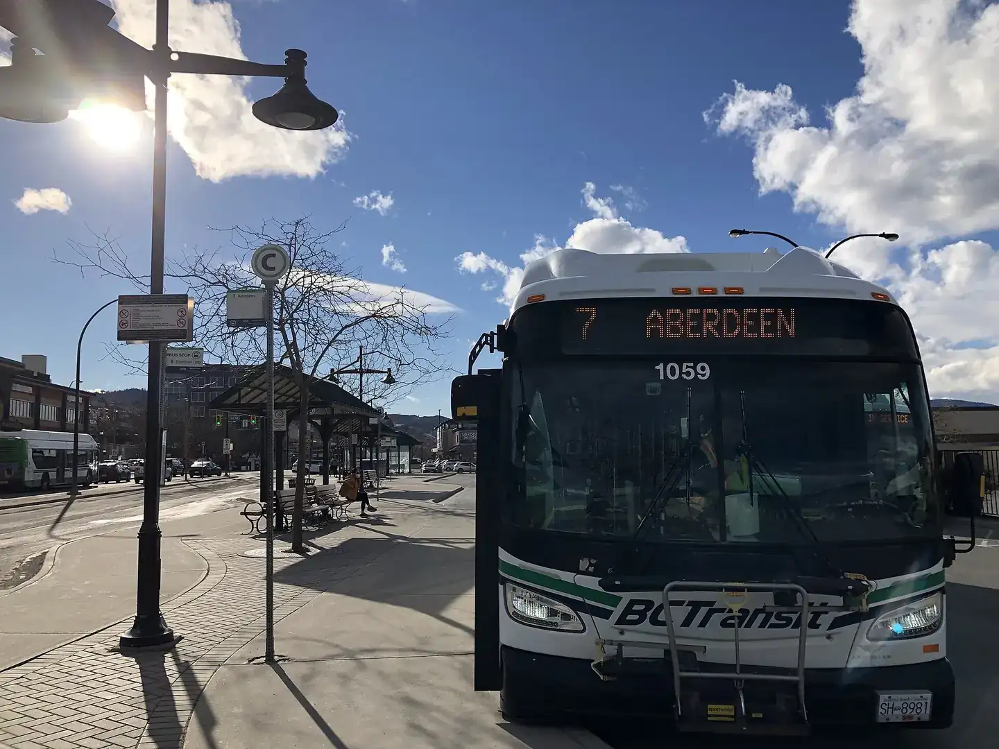 BC Kamloops Transit Route 3 at Downtown