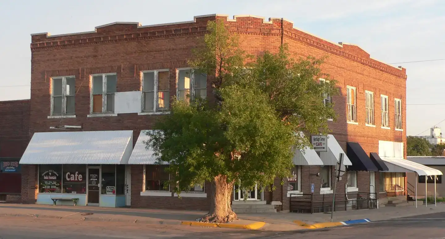 Henry Hickert building from SE