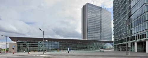 EU buildings in the Kirchberg European quarter of Luxembourg, where ministers met.