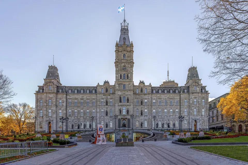 The Parliament Building in Quebec City, home of the National Assembly.